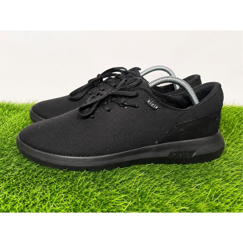 Kizik Athens Hands Free Slip On Sneakers Triple Black Men’s Size 10 Women’s 11.5